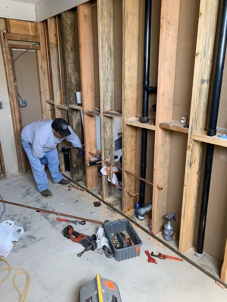 Commercial rough-in plumbing for Gas Line Repair in Delaware